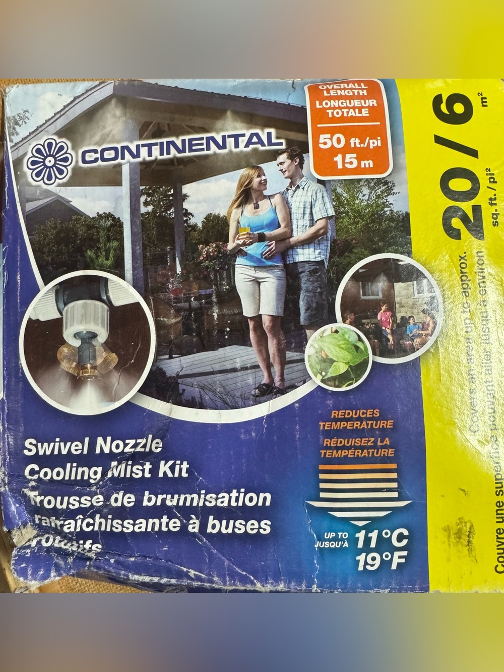 Continental Swivel Nozzle Cooling Mist Kit